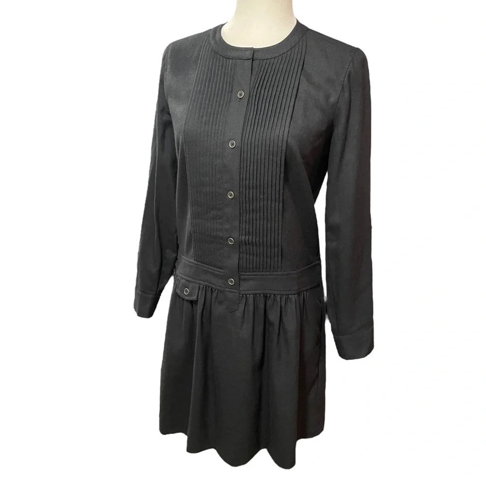 Vintage J.Crew (Holiday 2011) Wool Blend Drop Waist Dress